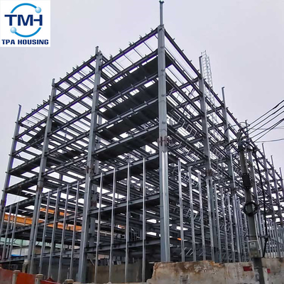 High Rise 350 Tons Customized Steel Framed Metal Car Parking For Sale