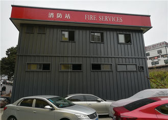Light Steel Structure Building For Two-Storey Fire Station