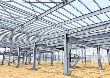 H Section Steel Large Area Commercial Steel Frame Buildings Multi Functional