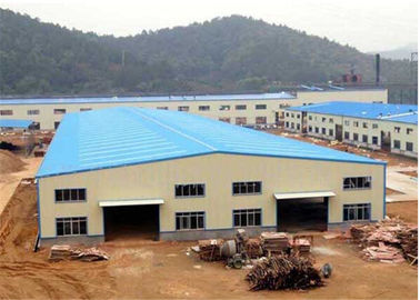 Industrial Steel Construction Prefab Warehouse Building OEM / ODM Available