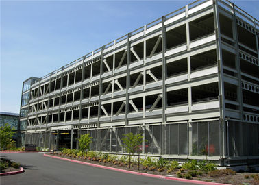 Environmentally parking garage structure , modern multi level parking building