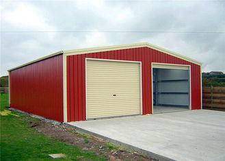 Easy Build Light Structure Steel Garage Buildings 125mm 150mm Thickness Optional