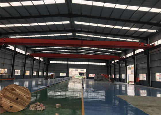 125mm H Section Steel Workshop Buildings With Parapet