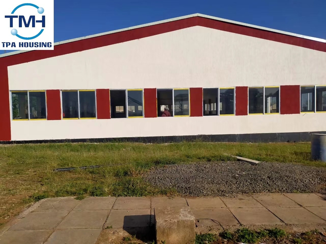Structural Steel H Beam Color Steel Sheet Light Steel Structure Building For Church