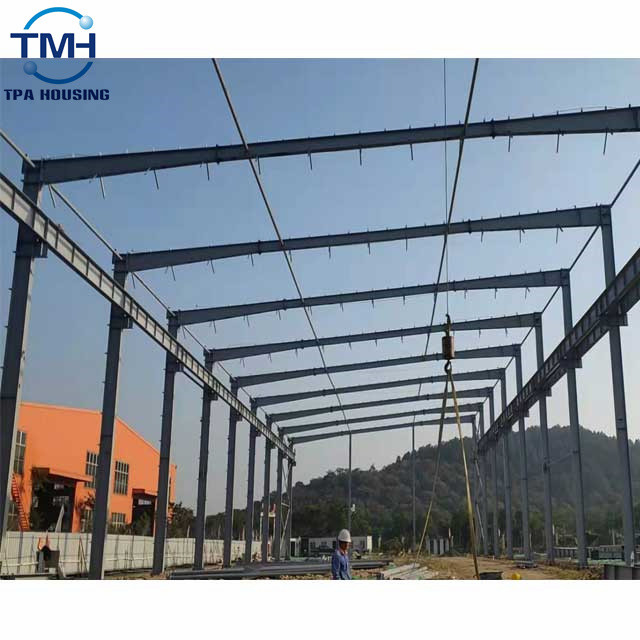 Low Cost Prefab Steel Frame Building Design Rapid Construction Steel Structure Workshop