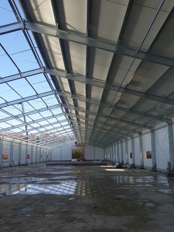 Modern Durable Light Steel Structure Building Chicken Coop With Spacious Roaming Areas For Poland