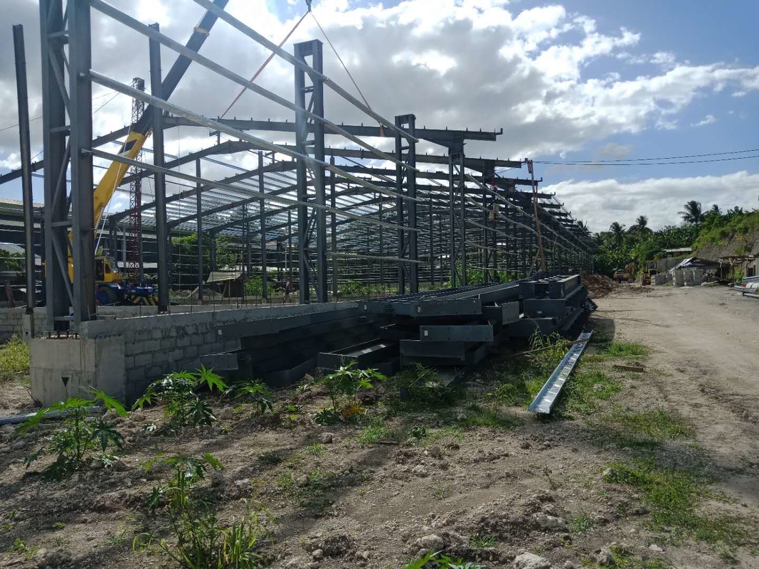 Space Optimized Q345 Steel Structure Warehouse EPS Insulation For Optimal Storage Capacity