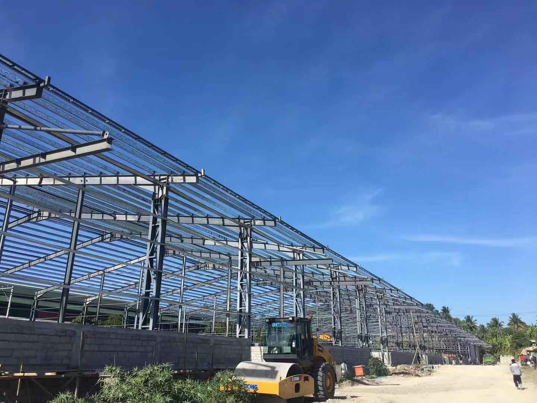 Space Optimized Q345 Steel Structure Warehouse EPS Insulation For Optimal Storage Capacity