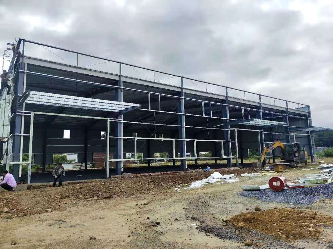 Durable Light Steel Structure Building With Superior Strength Security Features For Warehouse