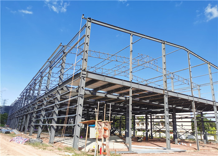 Prefabricated Light Steel Structure Construction Industrial Workshop Building With Easy Installation