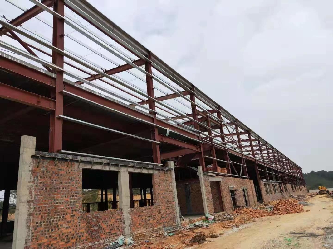Long Span Durable Industrial Steel Structure Workshop Building For Efficient Production Flow