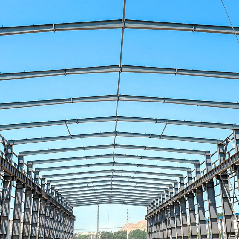 Against Corrosion Light Steel Frame Building With Painting Or Galvanizing Service