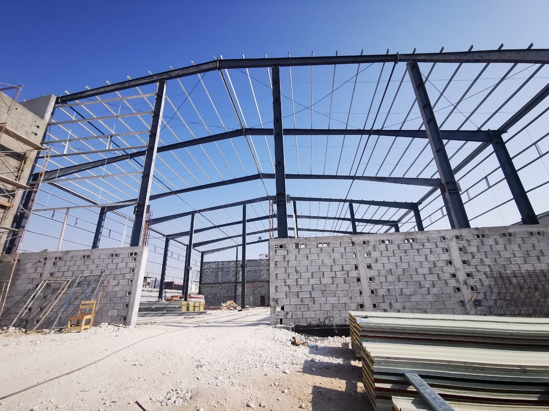 Prefabricated Steel Structure Workshop Building For Horse Barn And Horse Farm