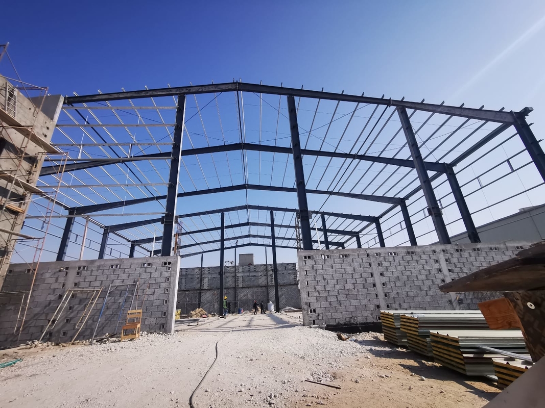 Prefabricated Steel Structure Workshop Building For Horse Barn And Horse Farm