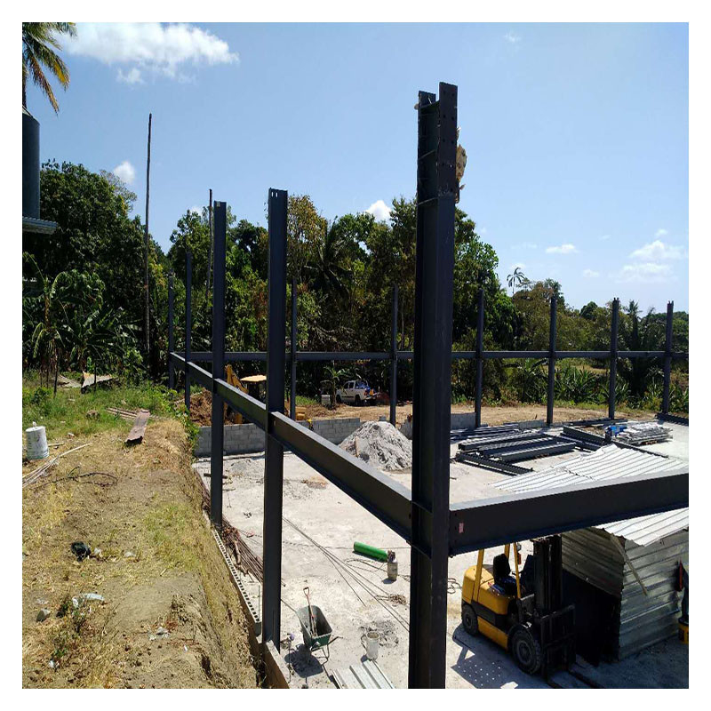 Panama Simple And Solid Steel Structure Prefabricated Building For Warehouse Storage Use