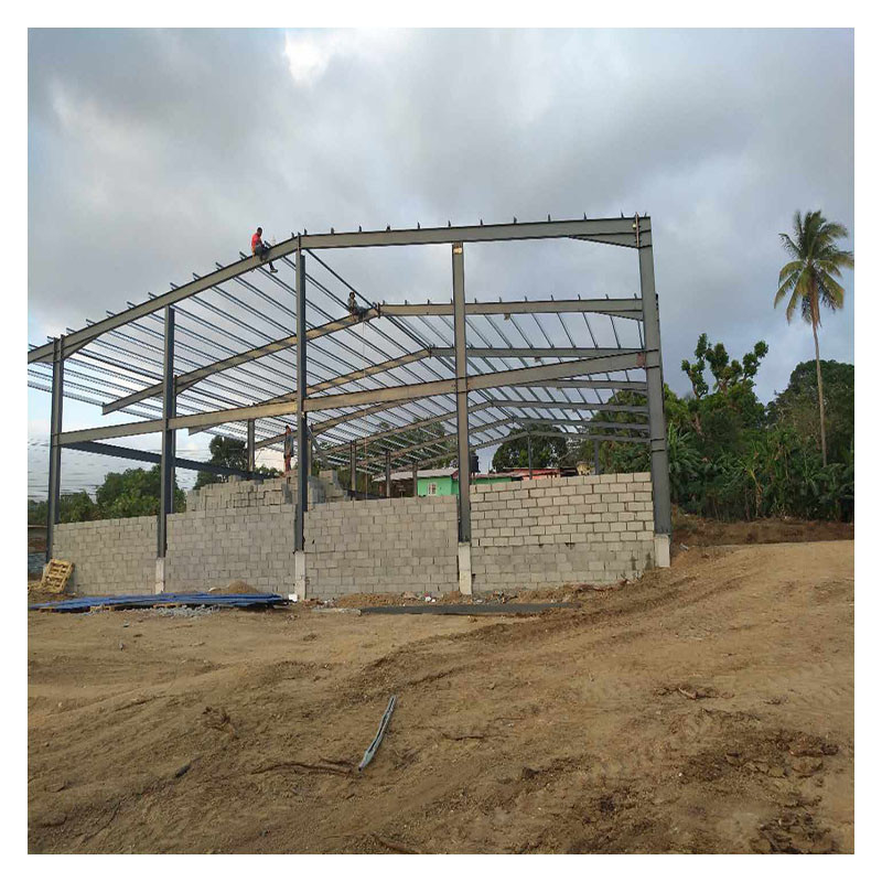 Panama Simple And Solid Steel Structure Prefabricated Building For Warehouse Storage Use