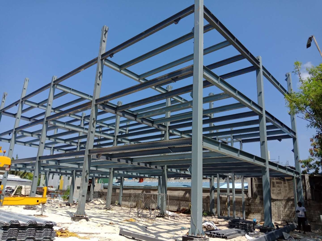 High Rise Steel Prefabricated Steel Structure Buildings Frame Homes For Maldives Use Insulation Materials