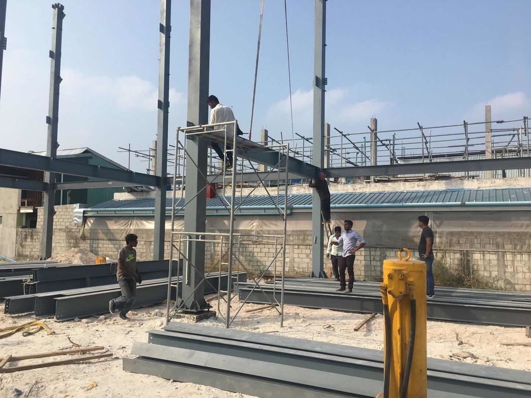 High Rise Steel Prefabricated Steel Structure Buildings Frame Homes For Maldives Use Insulation Materials