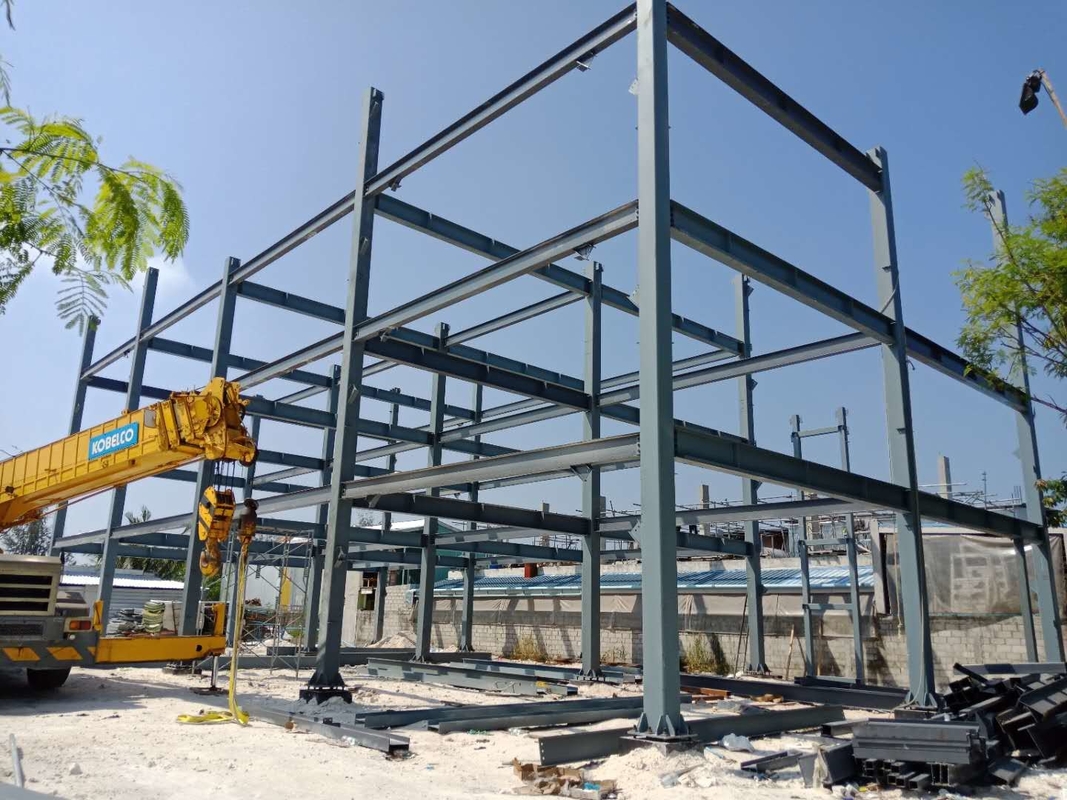 High Rise Steel Prefabricated Steel Structure Buildings Frame Homes For Maldives Use Insulation Materials