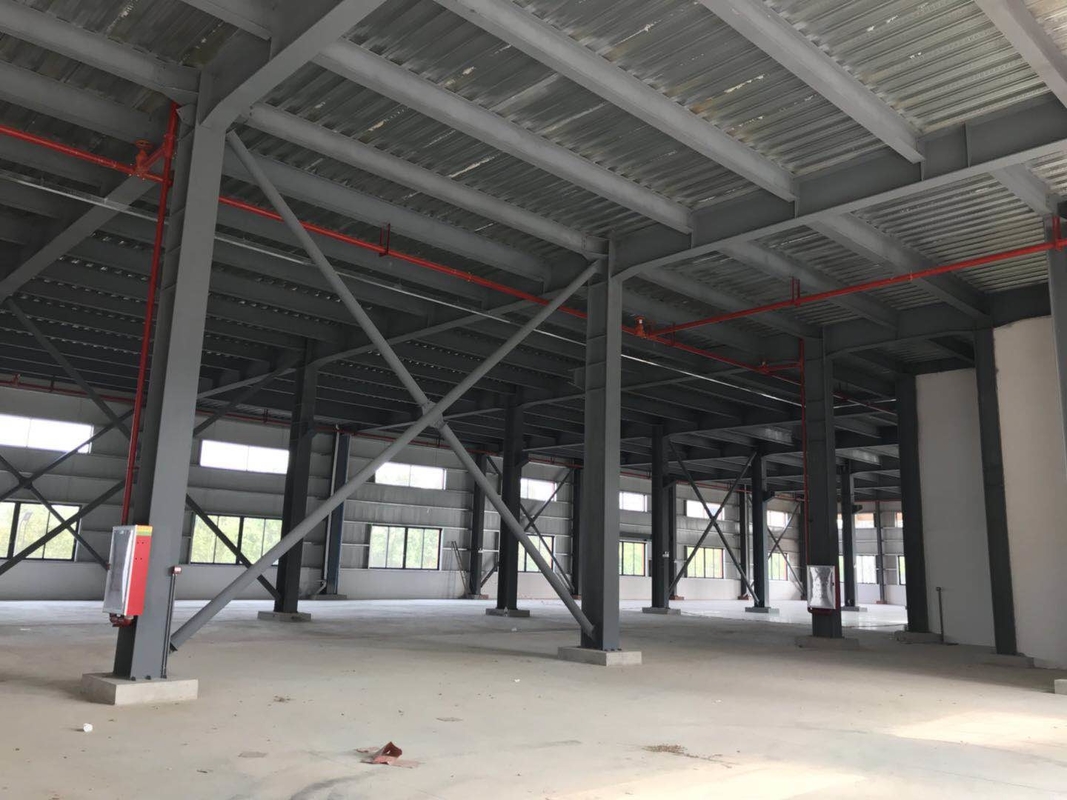 H Steel Long Span Steel Structure Building High-Rise Structure Is Used In Commercial Office Buildings