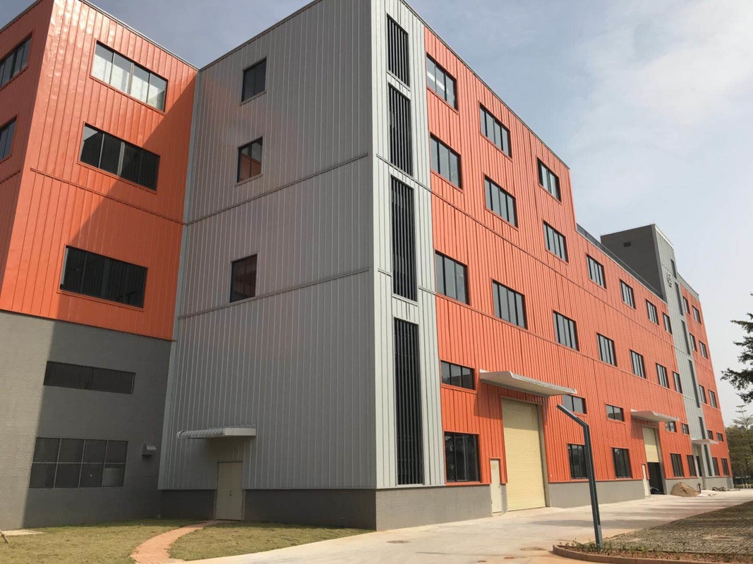H Steel Long Span Steel Structure Building High-Rise Structure Is Used In Commercial Office Buildings