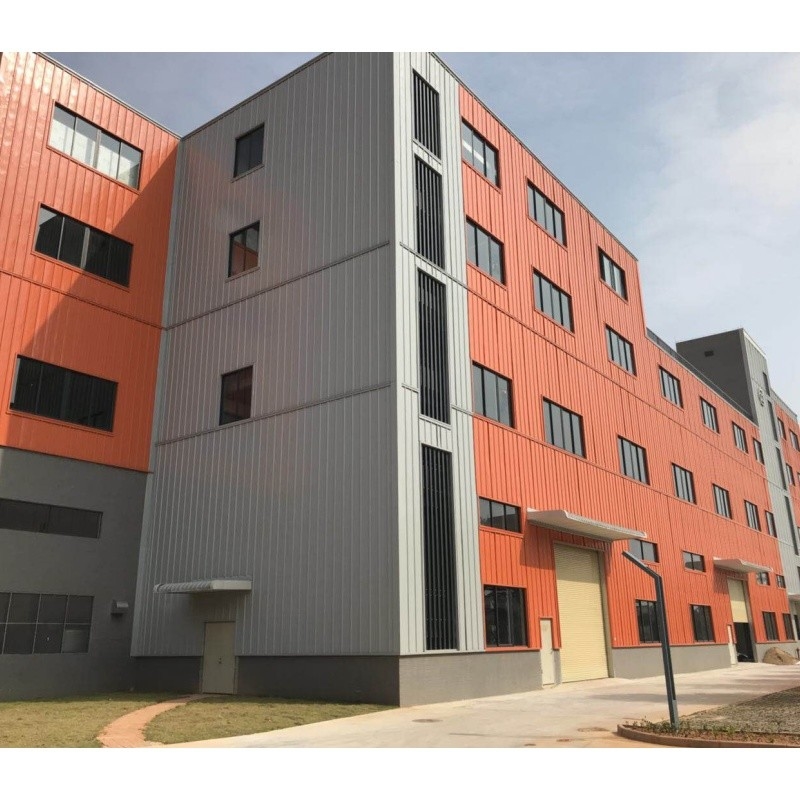 Q235 Heavy Metal Structure Building With Electric Rolling Door And Aluminum Alloy Window