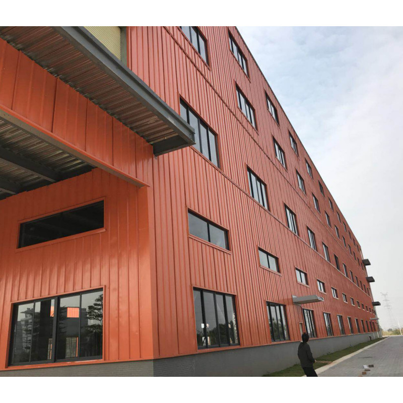 Q235 Heavy Metal Structure Building With Electric Rolling Door And Aluminum Alloy Window