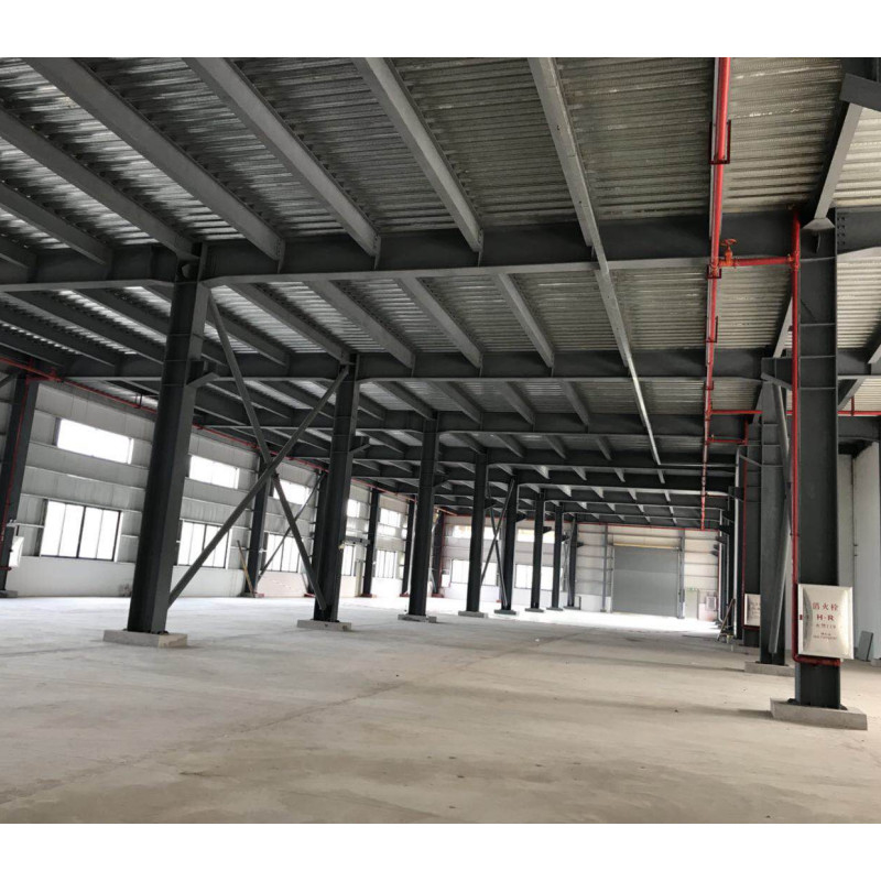Q235 Heavy Metal Structure Building With Electric Rolling Door And Aluminum Alloy Window