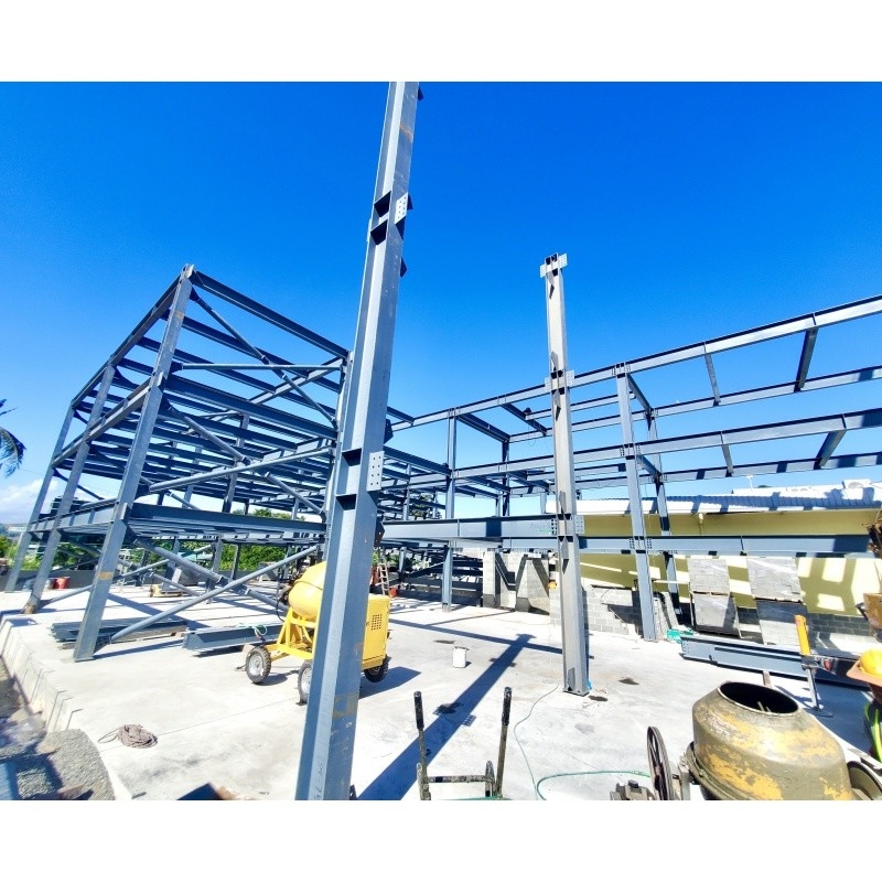 Supporting A Huge Multi-dimensional And Multi-story Steel Structure Automobile Garage
