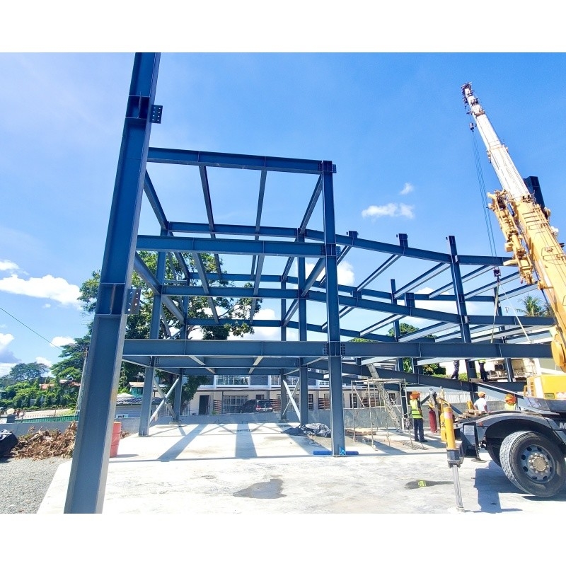 Supporting A Huge Multi-dimensional And Multi-story Steel Structure Automobile Garage