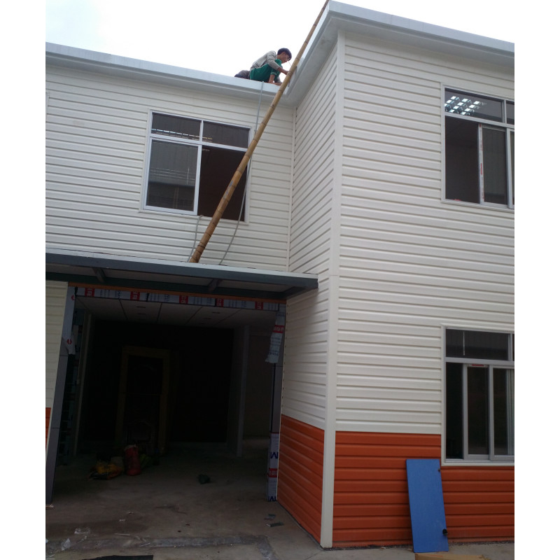 CUSTOMIZABLE MATERIALS TWO-STORY STEEL STRUCTURE SUITABLE FOR MODERN ECONOMICAL RESIDENTIAL LIGHT STEEL VILLA