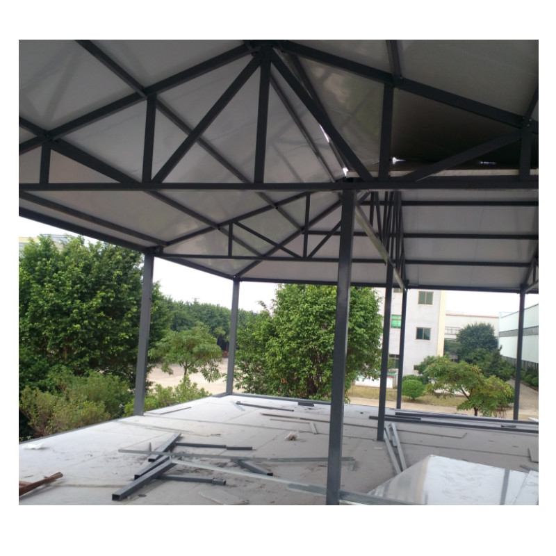 CUSTOMIZABLE MATERIALS TWO-STORY STEEL STRUCTURE SUITABLE FOR MODERN ECONOMICAL RESIDENTIAL LIGHT STEEL VILLA