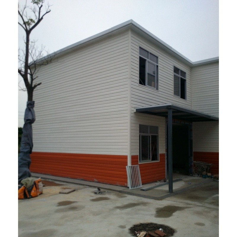 CUSTOMIZABLE MATERIALS TWO-STORY STEEL STRUCTURE SUITABLE FOR MODERN ECONOMICAL RESIDENTIAL LIGHT STEEL VILLA