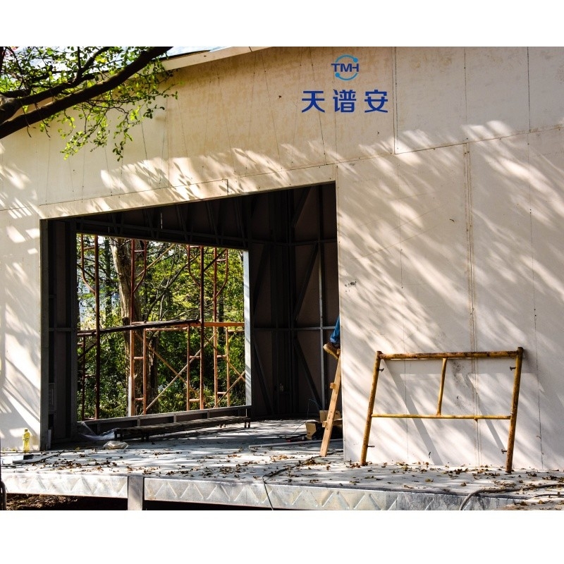 European and American luxury style assembled light steel structure villa with customized aluminum alloy doors and window