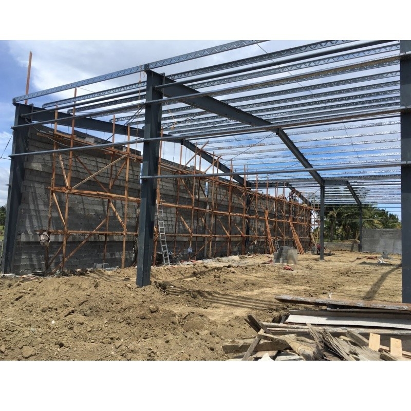 Export To Philippines Brick Wall Hot Dip Galvanised C-Shaped Steel Galvanized Frame  For Warehouse Building