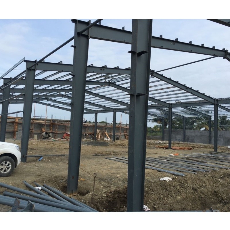 Export To Philippines Brick Wall Hot Dip Galvanised C-Shaped Steel Galvanized Frame  For Warehouse Building