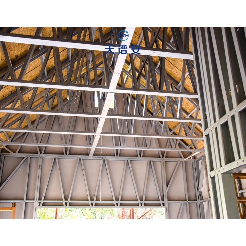 Energy-saving Design Of Lightweight Steel Keel Composite Wall Steel Structure European And American Style Villa
