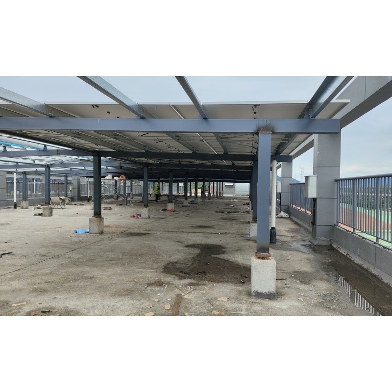 Q235Z Steel Steel Structure For  Installation Solar Energy System Prefabricated Steel Structure Building