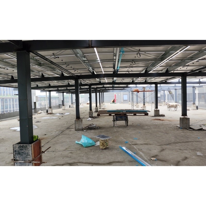 Q235Z Steel Steel Structure For  Installation Solar Energy System Prefabricated Steel Structure Building