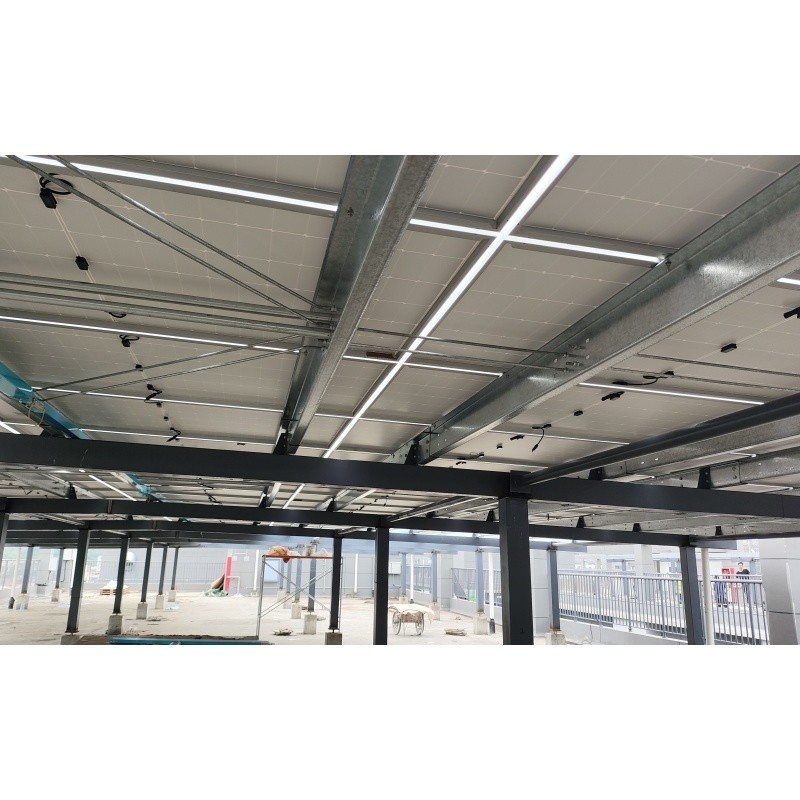 Q235Z Steel Steel Structure For  Installation Solar Energy System Prefabricated Steel Structure Building
