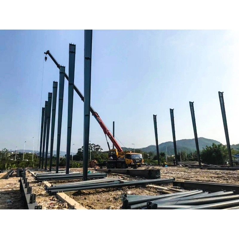 Galvanized Anti Rust Metal Manufacturing Plant With Steel Structure Building Steel Structure Factory Warehouse