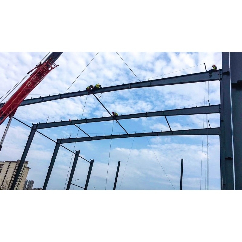 Galvanized Anti Rust Metal Manufacturing Plant With Steel Structure Building Steel Structure Factory Warehouse