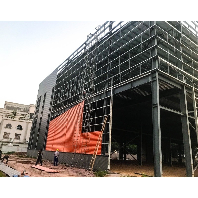 Galvanized Anti Rust Metal Manufacturing Plant With Steel Structure Building Steel Structure Factory Warehouse