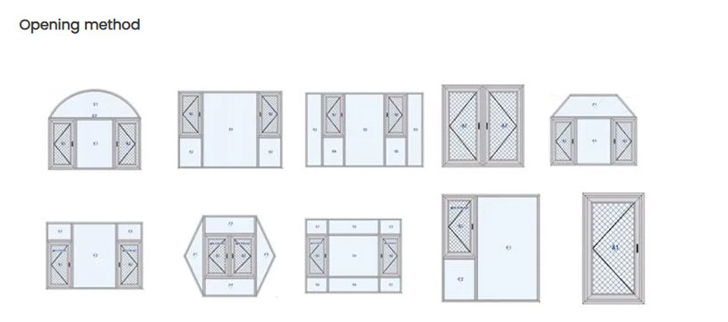 Highly Efficient Heat-Insulating And Ventilated Casement Windows For Kitchens , Bathrooms, Bedrooms Etc.
