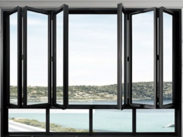 Aluminum Alloy Folding Window Ventilation And Heat Insulation For Study , Kitchen , Office And Other Places