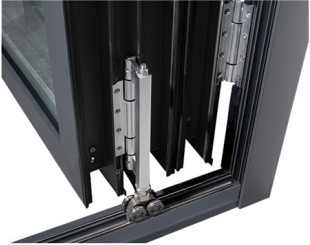 Aluminum Alloy Folding Window Ventilation And Heat Insulation For Study , Kitchen , Office And Other Places
