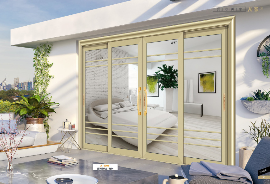Corrosion-resistant Heavy-duty Sliding Doors  For Balconies, Living Rooms, Conference Rooms, Etc.