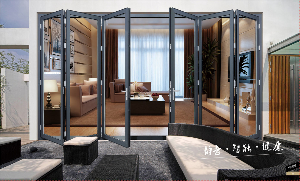 Aluminum Alloy Folding Door Partitions Large Spaces For Shopping Malls , Office Buildings , Exhibition Hal