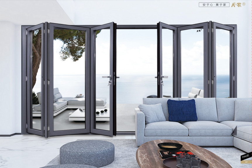 Aluminum Alloy Folding Door Partitions Large Spaces For Shopping Malls , Office Buildings , Exhibition Hal