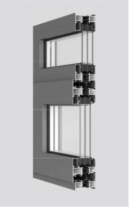 80mm Thermal Insulation Aluminum Alloy Sliding Window Is Suitable For Balcony , Kitchen And Other Home Spaces